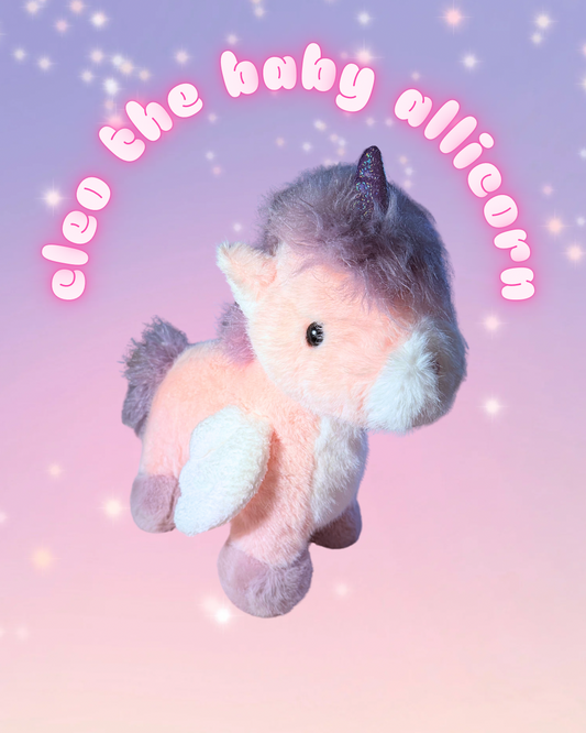 Cleo the Baby Allicorn Plushie - Ready to Ship