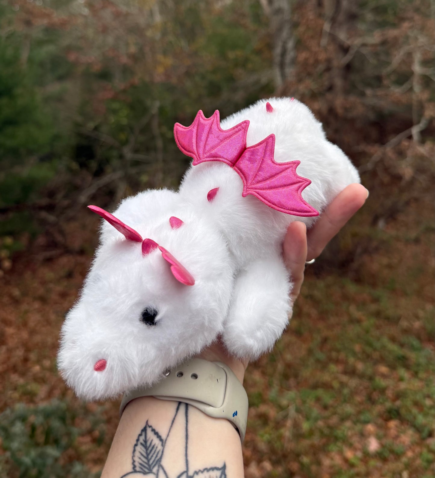 Sunfire Baby Dragon Plushie - Ready to Ship