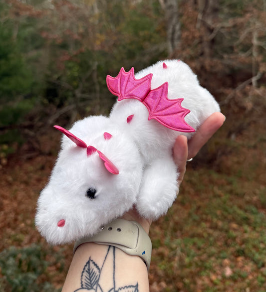 Sunfire Baby Dragon Plushie - Ready to Ship