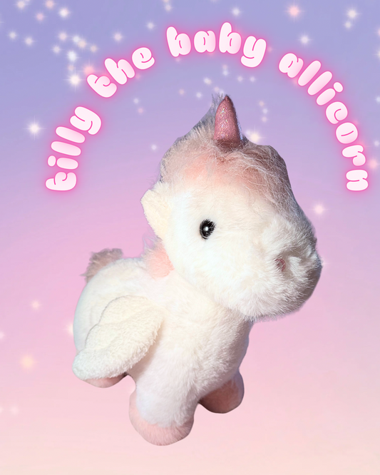 Tilly the Baby Allicorn Plushie - Ready to Ship
