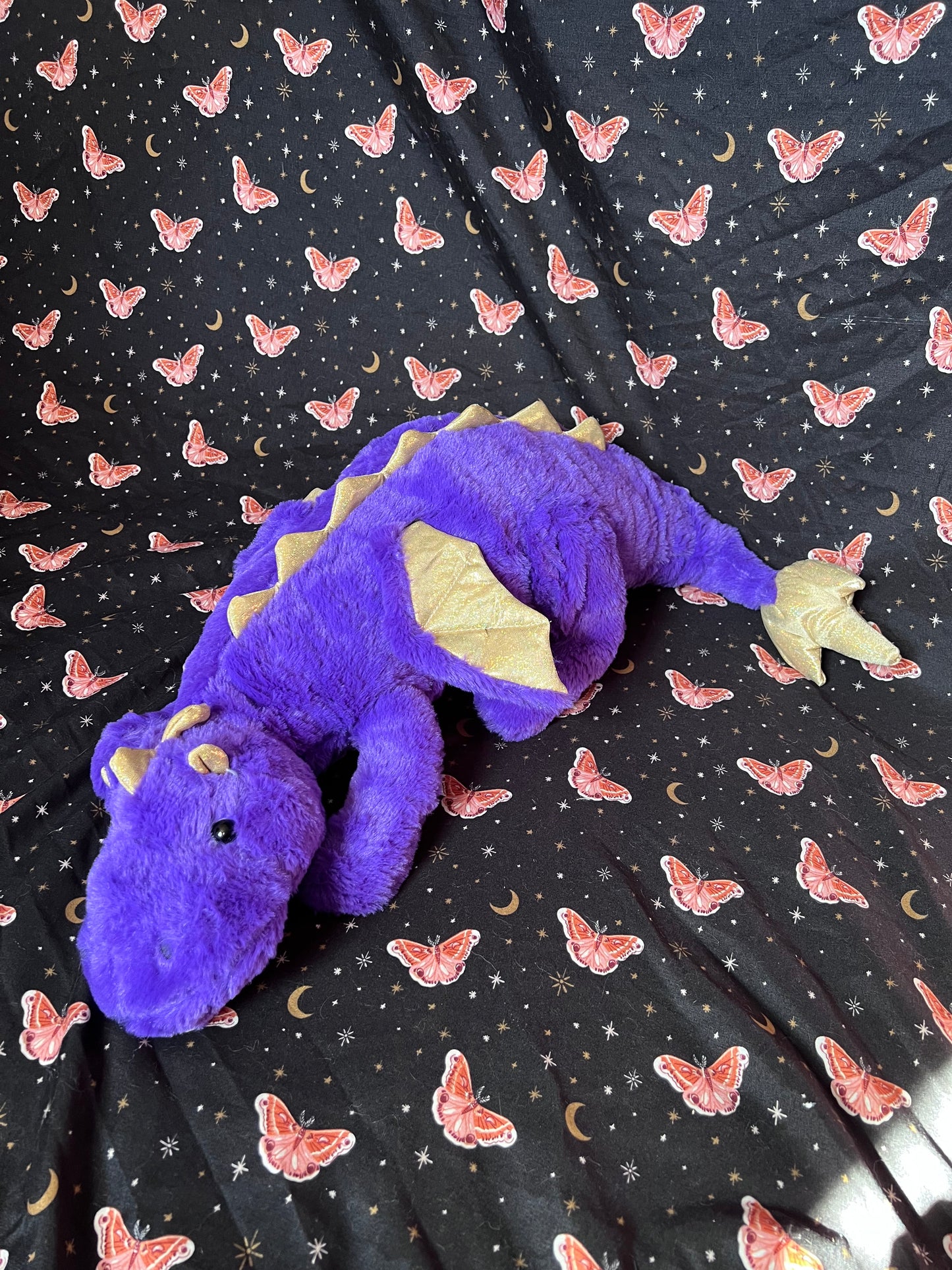 READY TO SHIP - Queenly Snuggle Dragon - 35 Inches