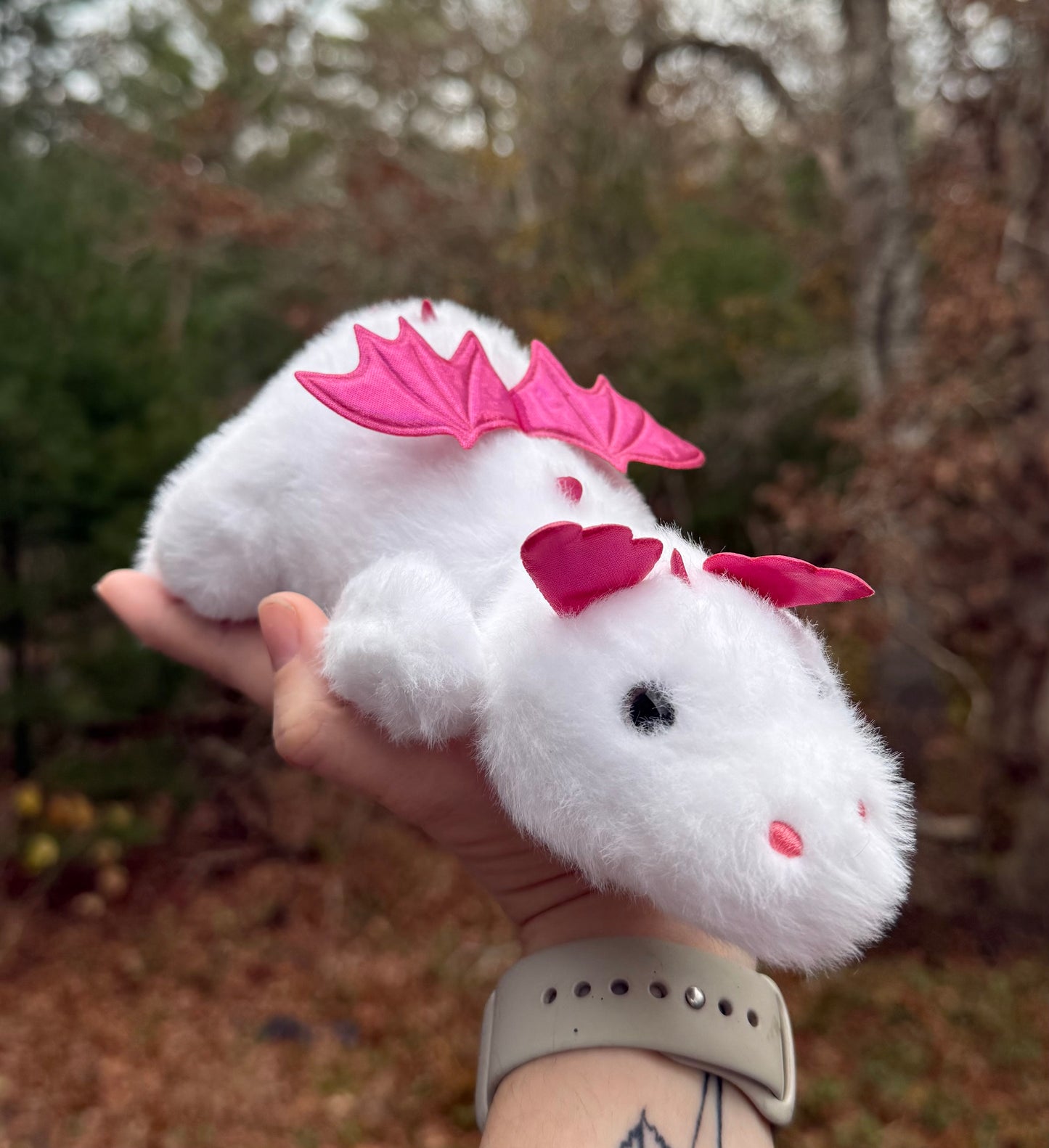 Sunfire Baby Dragon Plushie - Ready to Ship