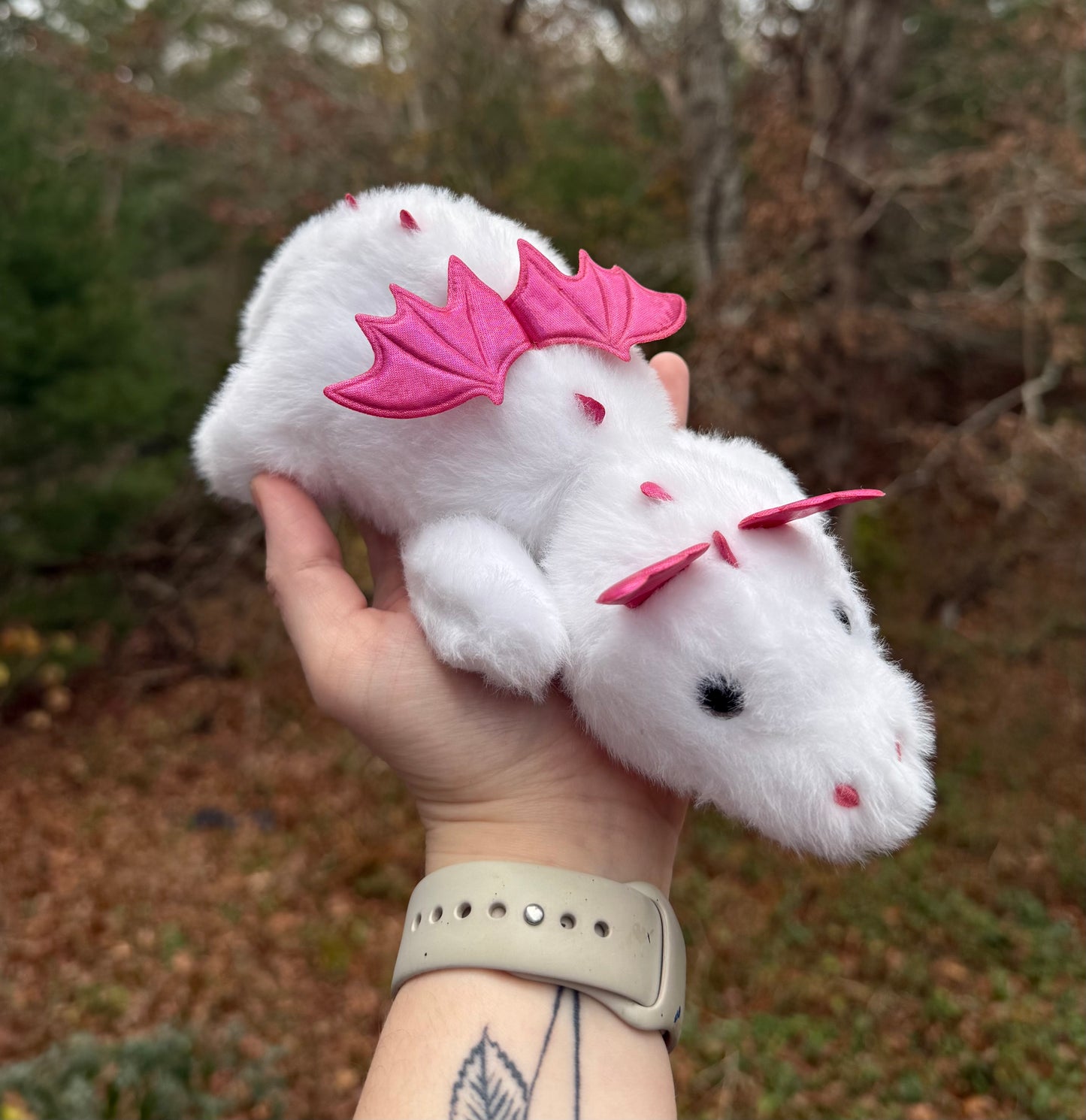 Sunfire Baby Dragon Plushie - Ready to Ship