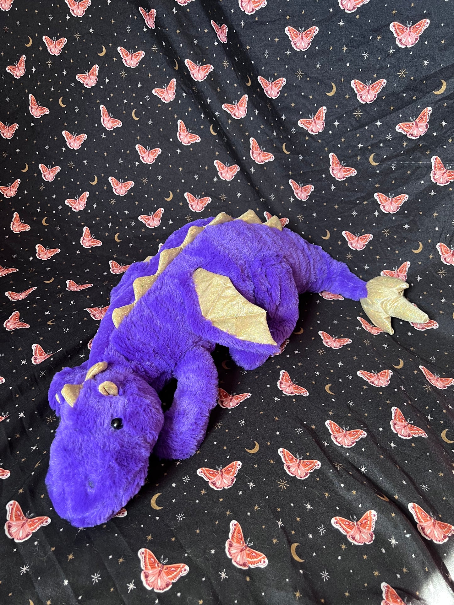 READY TO SHIP - Queenly Snuggle Dragon - 35 Inches