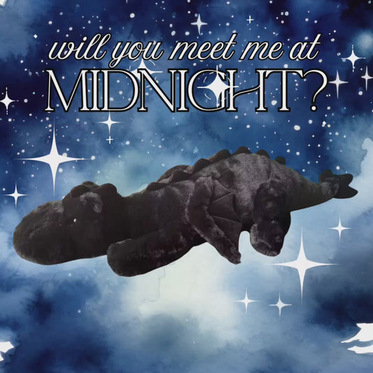 PREORDER - Midnight Snuggle Dragon - 35 Inches